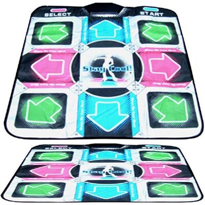 USB Wired Dance Mat Non-Slip Music Dance Game Mat with LED