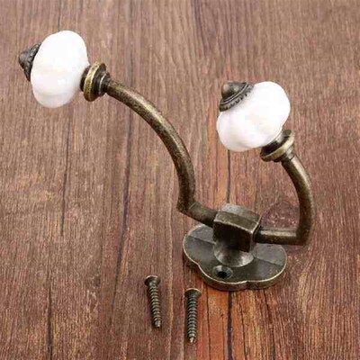 DRELD Antique Bronze Door Hanger Hooks Bathroom Wall Hanger