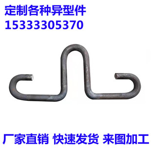 电梯机房吊钩预埋件几字Q2圆钢管廊人防门货梯别墅建筑配件定制