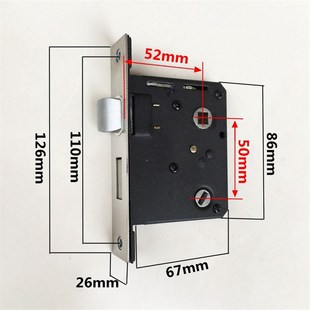 高利天宇高档舌锁体把手室内木门插芯锁体锁具配件