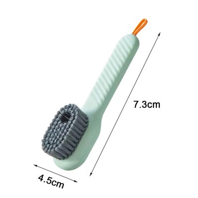 2pcs Multifunction Auto Soap Shoe Brushes Long Handle Brush