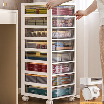 Drawer-type storage cabinet, office document storage box