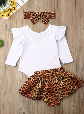 Citgeett Fall Autumn 3PCS Newborn Baby Girl Clothes Ruffle R