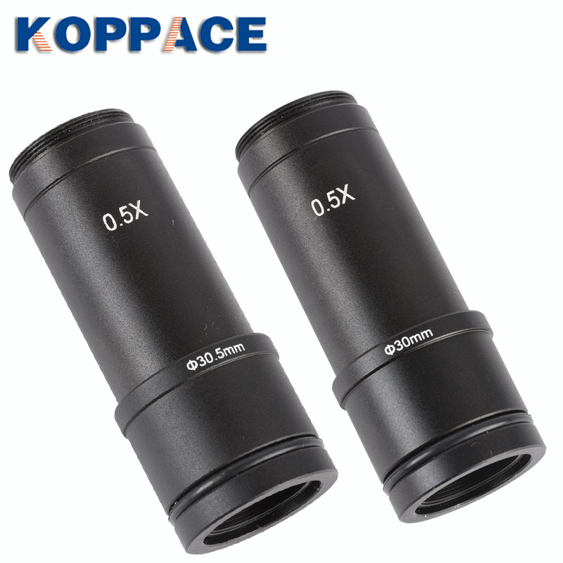 包邮0.5X显微镜电子目镜工业显微镜相机专用接口23.2转30/30.5mm