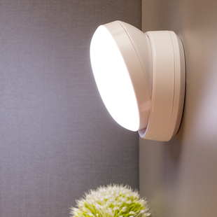 人体感应灯 可旋转感应小夜灯 充电床头灯过道走廊楼梯灯月子孕妇