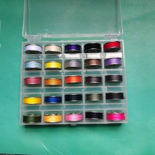 家用缝纫机线彩色黑白锁芯线圈面线底线线圈优质缝纫线免绕线结实