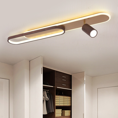 客厅射灯 led天花灯明装轨道筒灯无主灯商用照明简约衣帽间吸顶灯