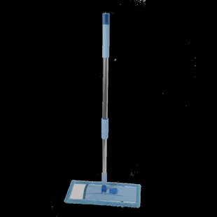 明朗星 40cm易洁宝平板折叠套布拖把超细纤维不锈钢杆干湿用尘推