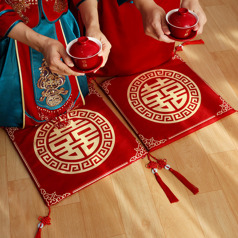跪垫结婚喜垫一对坐福垫婚礼新郎新娘磕头敬茶改口垫子用品大全,节庆用品/礼品,婚庆跪垫,淘宝优惠券,粉丝福利购,淘宝优惠卷