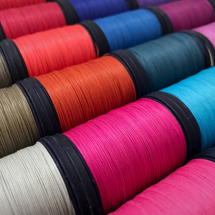 乐活手缝线亚麻 832 麻线 手工皮具手缝麻蜡线 69色 0.35mm