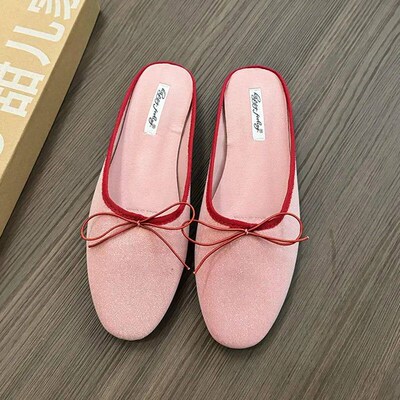 2024 Red New Women Flat Shoes Fashion Shallow Slip On Ladies