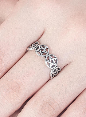Punk Vintage Star Ring For Women Fashion Minimalist Zircon H
