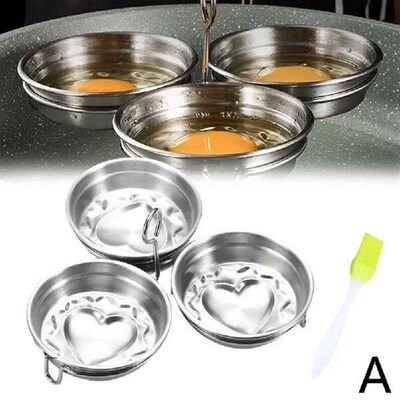 1 Pack Stainless Steel Egg Poacher Stainless Steel Pan