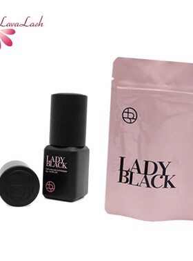 1 Bottle Lady Black Glue For Eyelash Extensions Korea 5ml In
