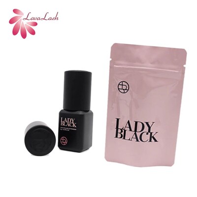 1 Bottle Lady Black Glue For Eyelash Extensions Korea 5ml In