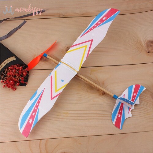 Rubber Bands Power Planes Hand Launch Throwing Foam Inertial