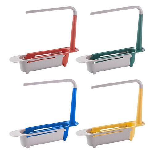 Adjustable Telescopic Sink Storage Rack Holder Foldable Spon