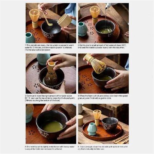 Bamboo Matcha Whisk Handmade Japanese Chasen Stirrer Brush