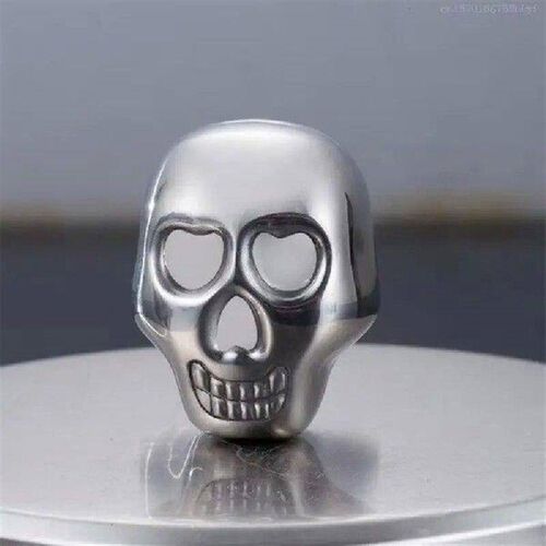Reusable Skull Head Ice Cube Stainless Steel Chilling