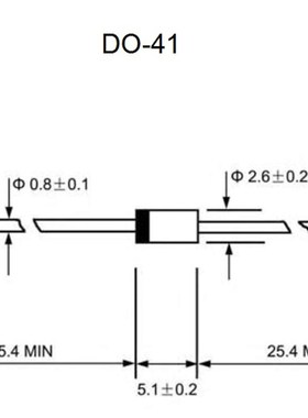 1N58 1N5817 1N5819 1N5822 整流肖特基二极管 1N58 IN5