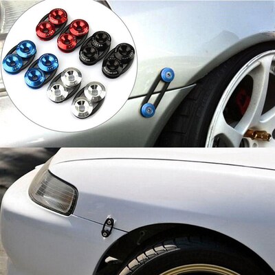 Car Bumper Mount Quick Release Bumpers Auto Chrome Fastener