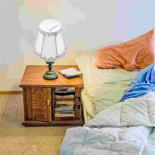 033 Silver Hook Fabric Lampshade Ceiling Light Accessory