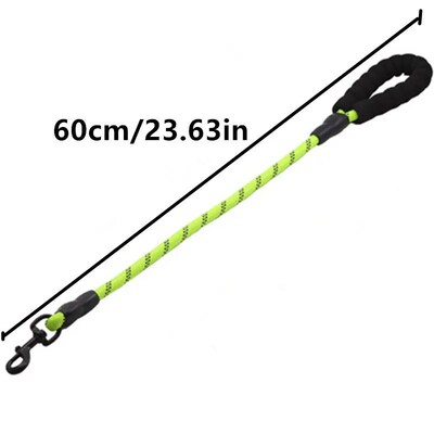 Dog Leash Reflective Short Leashes for Large Dogs Walking Ex
