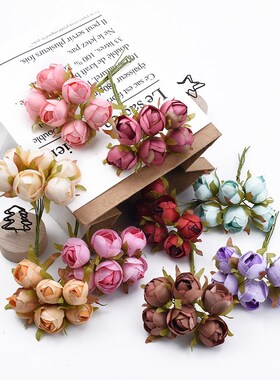 6pcs Wedding Decorative Flowers Christmas Decorations for Ho
