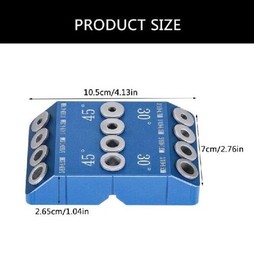 Drill Guide 30 45 90 Degree Drill Jig for Straight Holes