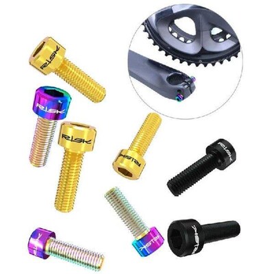 YD61 Bicycle Chainwheel Crank Arm Set Fixing Bolts Disc
