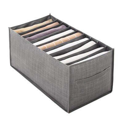 7 grid Jeans organizers storage box Wardrobe Foldable Closet