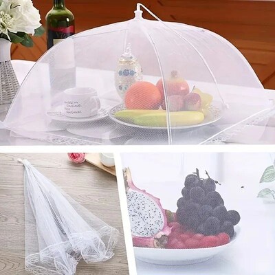 Folding Food Mesh Cover Tent Home Dining Table Kitchen Count