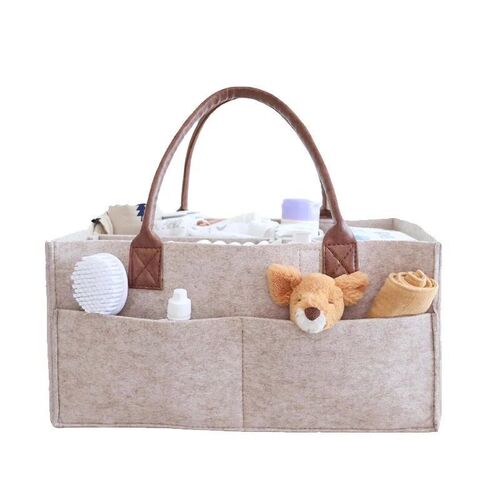 Baby Felt Storage Nursery Organizer Basket Infant Diaper Bag