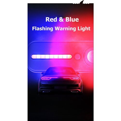Work light shoulder light red and blue flashing warning