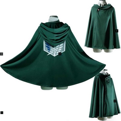 Attack On Titan Cape Cloak Shingeki Cosplay Costume