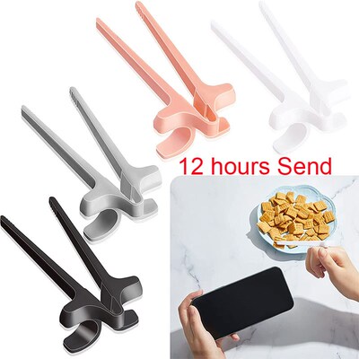 Finger Chopsticks Game Player Snack Chopstick Holder Plastic
