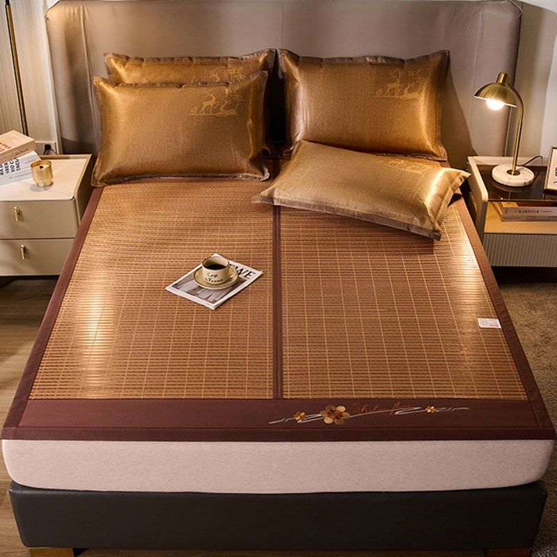 竹席凉席家用学生宿舍单人席子202新款可折叠夏季冰丝席夏天草席,床上用品,竹席,淘宝优惠券,粉丝福利购,淘宝优惠卷