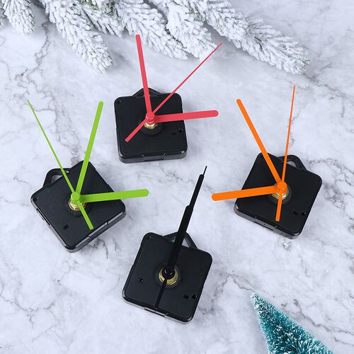 1 Set Silent Clock 4 Color Hands Quartz Wall Clock Mechanism