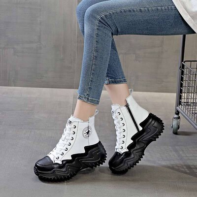 tendy Sunday Autumn and Winter High-top New Thick-soled Heig