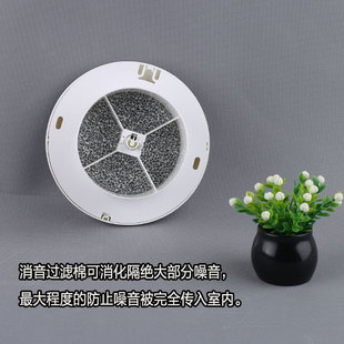 新款按压式新风系统配件bs圆形可调出风带过滤网降噪空调排风口