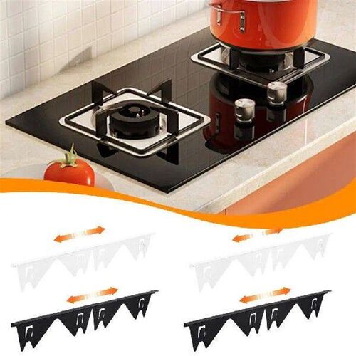 Adjustable Stainless Steel Retractable Stove Cover for Most