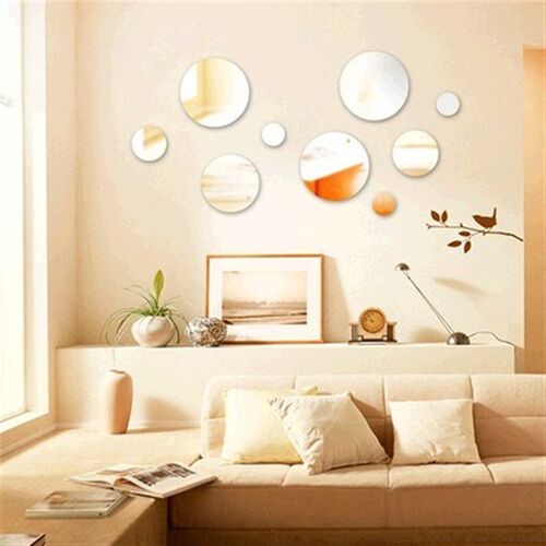 New arriva Circle of the mirror wall stickers Acrylic DIY a