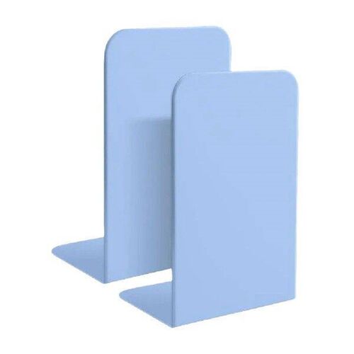 1Pair Bookends L-Shaped Metal Book Ends Anti-Slip Heavy