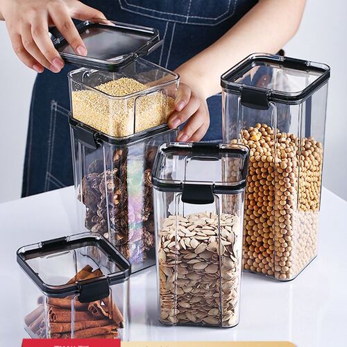 lucency sealed jar, storage bottle kitchen food storage box