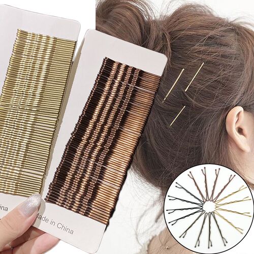 50Pcs/set Hair Clip U-shaped Hairpins Curly Wavy Grips Hairs
