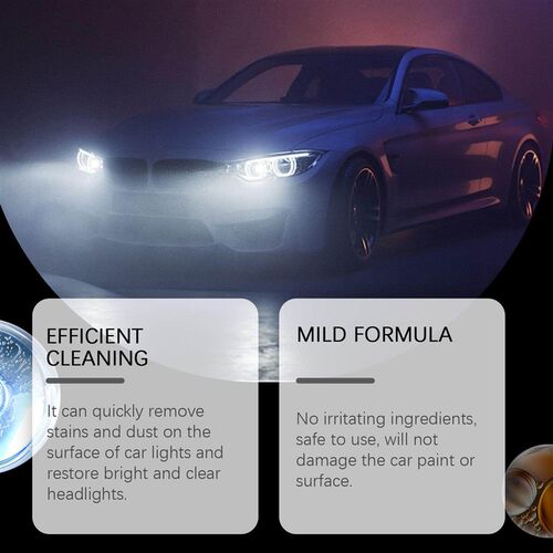 HOMONTH Headlight Cleaner - Car Light Maintenance, Stain Rem