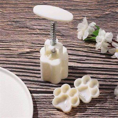 Blossoms Hand Pressure Fondant DIY Round Moon Cake Tool