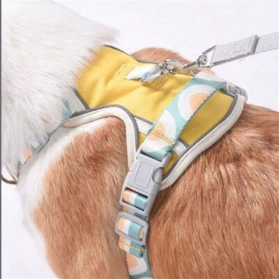 Medium Adjustable Pet Chest Straps Reflective Breathable