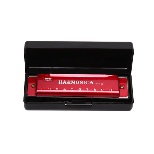 10 Hole Harmonica Mouth Organ Puzzle Musical Instrument Begi