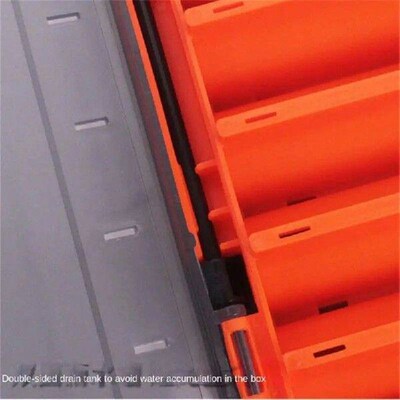 U-type Double-sided Wooden Shrimp Box Bochulu Sub-bait Box